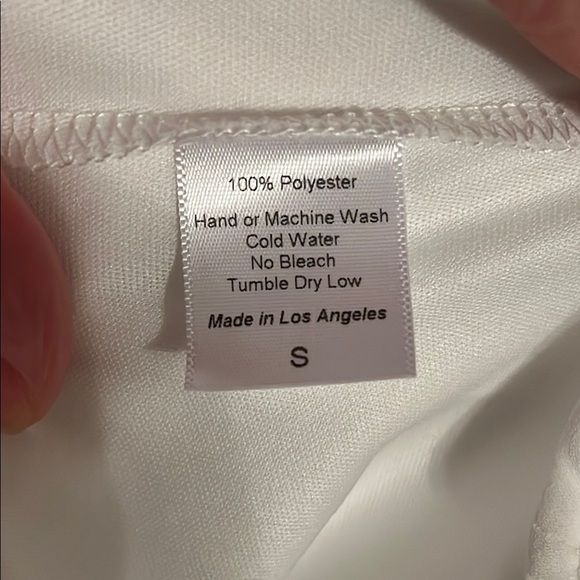 White Ruffle Romper - Picture 4 of 4